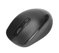 SUNGOOYUE Ratón Mecánico Inalámbrico, Diseño Ergonómico, Acabado Mate Agradable Al Tacto, 3 Niveles de dpi Ajustables hasta 1600, Recargable por USB de 2,4 G, con Motor de Juego d (Black)