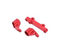 SUNGOOYUE RC Car Steering Upgrade Conjunto de Dirección de Aleación de Aluminio Rojo 1 18 Escala para Losi Mini T 2.0 2WD Reemplazo de Control de Precisión para Carreras y Uso en Pista (Rojo)