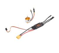 SUNGOOYUE RC Motor ESC Combo Set, Metal 2212 KV2200 Motor sin Escobillas con 40A ESC sin Escobillas, 2 a 4S XT60 5V 3A BEC, para Pilotos RC Drone Helicóptero FPV