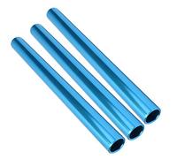 SUNGOOYUE Relé de relé de Aleación de Aluminio 3pcs, Batones de Combate de Sprint con Calma para la Naturaleza y Dentro (BLUE)