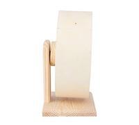 SUNGOOYUE Rueda para Hámster Rueda de Ejercicios de Madera con Casa de Descanso 21 Cm Juguete para Correr Silencioso Animal Pequeño de Madera para Jerbos Chinchillas Erizos Jaula Jugar y Descansar