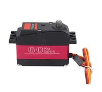 SUNGOOYUE Servo de Alto Torque de Acero Inoxidable de 60 Kg para Robot de Buques de Automóviles RC, Servo Impermeable de Respuesta Sensible para Amantes y Aficionados de RC