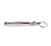 SUNGOOYUE Silbato para Perros, Repelente de Sonido Ultrasónico para Adiestramiento de Perros con Volumen Ajustable, Acero Inoxidable 5,3 CM 8 MM (como se Muestra)