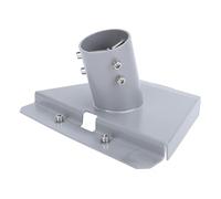 SUNGOOYUE Soporte Adaptador de Tubo para Internet por Satélite con Diseño Que Ahorra Espacio, Soporte de Poste de Acero de Primera Calidad para Uso Privado y Comercial, Montaje en Techo Resistente a