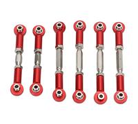 SUNGOOYUE Soporte de Varilla RC de Aleación de Aluminio, Piezas de Mejora Livianas para Automóvil RC 1/10, con Tornillos de Metal, Senton Big Rock Typhon (Rojo)
