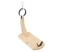 SUNGOOYUE Soporte Jamonero de Madera Estante Expositor Jamonero de Madera de Pino 24 X 18,5 Cm Base Estable Tallado Fácil para Jamón Ibérico Español y Prosciutto Italiano Uso en la Cocina Casera