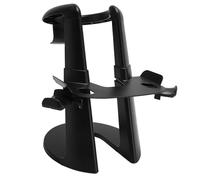 SUNGOOYUE Soporte VR, Soporte Universal Estable para Pantalla de Auriculares VR con Base Redonda y Diseño sin Herramientas, para Auriculares 1 2 Rift S y All in One (Black)