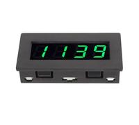 SUNGOOYUE Tacómetro Digital, Pantalla LED de 4 Dígitos de 0,56 Pulgadas, Medidor de Velocidad con Sensor de Imán Hall, para Torno, Cinta Transportadora, Medición de Frecuencia de Velocidad (GREEN)