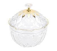SUNGOOYUE Tarro Transparente para Aperitivos, Contenedor de Dulces de Boca Ancha para Mascotas de 15x16,5 Cm, Almacenamiento de Frutas Secas, Cocina Casera