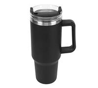 SUNGOOYUE Taza de Agua con Aislamiento Al Vacío de Acero Inoxidable de 40 Oz con Asa y Pajita para Mantener las Bebidas Frías y Calientes Botella de Agua Toallitas y Recambios de