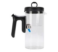 SUNGOOYUE Tetera De Hojas Sueltas Tetera De Vidrio De 30 Oz Separación Magnética De Agua A Prueba De Calor Con Infusor, Presión De Un Botón Para Control De Empapado, Hervidor Visual Transparente
