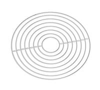 SUNGOOYUE Troqueles de Corte de Encaje Troqueles de Metal de Acero Al Carbono Plantilla de Estampado de Borde Redondo 11,8 X 11,8 Cm para álbumes de Recortes, Tarjetas, álbumes, Decoración, Artesanos