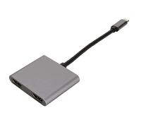 SUNGOOYUE USB C a Dual HD Multimedia Interface Adapter High Resolution 4K 60Hz para Pro 2017 2018 2019 S10 Mate30 XPS Mi Air