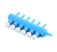 SUNGOOYUE Válvula Divisora de Aire para Acuario, Palanca de Control de Aire de Plástico, 3 Vías, 2 Unidades, Distribuidor de Oxígeno para Tanque de Peces con Salidas de 4 Mm y Entrada de 4 Mm y 8