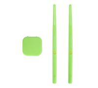 SUNGOOYUE Varillas de Tambor de Aire Eléctrico Compacto para Nuevos Comienzos Inalámbricos Aire Witw Stick Set para Material de Batería Realista (GREEN)