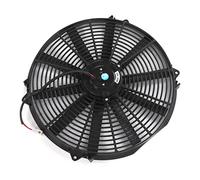 SUNGOOYUE Ventilador de Refrigeración de Radiador Eléctrico, Ventilador Universal Delgado de 16 Pulgadas, 24 V, 120 W, Alto Rendimiento con 10 Aspas, 2250 Rpm para Automóviles, Camiones, Vehículos