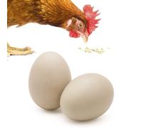 SunGrow Huevos De Gallina De Madera, Que Fomentan La Puesta De Huevos, Hechos con Madera Duradera