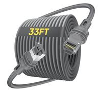 SUNGUY 10M Starlink Gen 3 Cable Starlink Standard Generación 3, Cable de Extensión Impermeable de Repuesto, Accesorios para Satélite Star Link Standard V3 (33FT/10M)