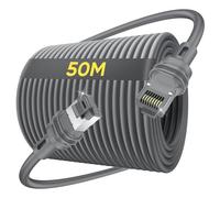 SUNGUY 50M Starlink Gen 3 Cable Starlink Standard Generación 3, Cable de Extensión Impermeable de Repuesto, Accesorios para Satélite Star Link Standard V3 (166FT/50M)