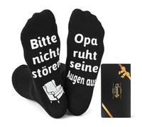 Sunia Lustige Socken Geschenke für Männer, Anti-Rutsch Socken Herren,Geschenkideen für Papa Opa, Ich Liebe Dich Geschenke für Ehemann,Geschenk 40/50/60 Geburtstag Mann,Baumwolle