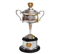 SUNIBAO Réplica Trofeo Tenis Mujer, Copa Campeona Estilo Grand Slam, Regalo Coleccionable Deportivo para Fans de Tenis, Decoración Club Oficina