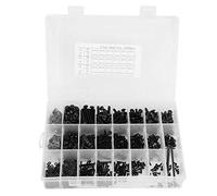 Sunicon 1080pcs de acero negro de carbono semi-circular tornillo tornillo de tornillo de ar alma llave de ar aleta de llave de llave de ar alma