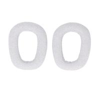 Sunicon 2 almohadillas de repuesto para los oídos, aislamiento acústico profesional, tela de lino de algodón transpirable, espuma viscoelástica, almohadillas suaves y cómodas para (Grey)
