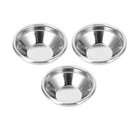 Sunicon 3pcs Coffee Portafilter Filter Basket, Stainless Steel Porous 54mm Portafilter Single Cup Sieve for Coffee Making
