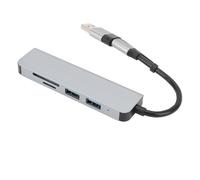 Sunicon 5 in 1 USB Type C Hub, 5Gbps 3 USB3.0 Data Ports Memory Card Storage Card Reader USB C Hub Adapter for Phone Tablet Computer