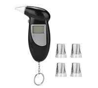 Sunicon Analizador de alcoholímetro, pantalla LCD digital, analizador profesional de alcoholímetro, detector de mentiras, alcoholímetro sin luz de fondo
