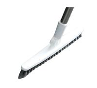 Sunicon Brosse à crevasses à long manche, brosse de nettoyage de sols de cuisine, outil de nettoyage de crevasses pour carrelage, salle de bain, cuisine, terrasse, coins de (White 88.5cm)
