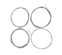 Sunicon Cuerdas para bajo eléctrico de 4 cuerdas, aleación hexagonal con alto contenido de carbono, sonido claro y brillante, ni herida, reemplazo de cuerdas para bajo eléctrico