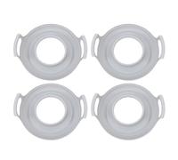 Sunicon Dishwasher Safe Microwave Cool Plate and Spillover Caddy with Handles for Bowls Plates Microwave Meals