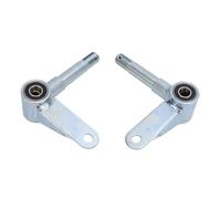 Sunicon Eje de nudillo de dirección de rueda delantera de 15 mm para 110 125 168 200F Go Kart Quad ATV