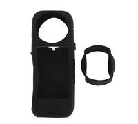 Sunicon Funda Protectora para cámara de acción, Silicona Anti caída a Prueba de Golpes, Funda Protectora para cámara de acción con Protector de Lente para Insta 360 X4