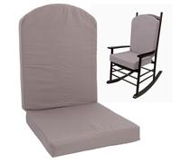 Sunicon High Back Rocking Chair Cushions,Rain Proof Four Seasons Thickened Memory Foam Rocking Chair Pad with Removable Cover for Indoor Outdoor