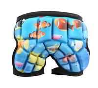 Sunicon Kids Hip Protection Pad, Kids Hip Protection Protective Gear Guard Pad for Skiing Roller Skating Snowboard (Blue)