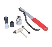 Sunicon Kit de herramientas de reparación de bicicletas, llave cortadora de cadena, extractor de volante, removedor de manivela, juego de cortador de cadena para bicicleta