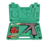 Sunicon Kit de Herramientas de reparación del tapón de neumáticos para Motocicletas, Kit Profesional de reparación de punción de neumáticos sin tubería con 32 enchufes de Goma para la