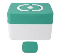 Sunicon Medicine Storage Box, Home Emergency Full Set First Aid Kit Storage Box School Medicine Box Primary School First Aid Kit Medical Box (Green)