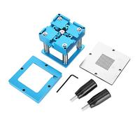 Sunicon Reballing Station, Aluminum Alloy Universal Balls Rework Table Tin Planting Blue with Handle