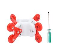 Sunicon Ruedas guía de 120 mm para cámara de inspección de tuberías de alcantarillado de tuberías de 23 mm Accesorios de polea guía de cámara ABS