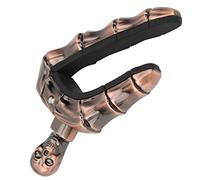 Sunicon Skull Guitar Capo, Knob Design Adjustable Tightness Strings Instrument Accessories Parts for Folk Acoustic Guitar Ukulele Mandolin Banjo and More (bronze)