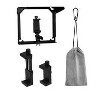 Sunicon Soporte para Valla para cámara, Soporte para Valla para teléfono, Fabricado en Acero aleado, Puede soportar de 2 a 5 kg, Adecuado para Juegos de béisbol, con Parasol Ajustable