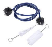 Sunicon Trumpet Brush Cleaning Kit, Trumpet Cleaning Brushes Set Kit Musical Instrument Maintenance Care Accessory Includes Trumpet Mouthpiece Brush, Valve Brush and Flexible Brush