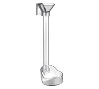 Sunicon Tubo alimentador de camarones y peces, acrílico transparente, alimentación direccional para colgar en la pared, tubo de alimentación para acuario, juego de bandeja para