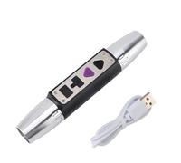 SuniconJade Luz de tasación, 2000mAh USB Recargable Luz de tasación de joyería 4 LED Lámpara detectora de diamantes de joyería Linterna de tasación de jade experta para tasación