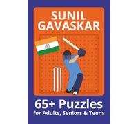 Sunil Gavaskar Word Search Puzzle Book: Word Searches with Easy to Read Print about Sunil Gavaskar, Indian Cricket team, Cricket and more | 6x9 ... . Gift for Vacations, Holiday and Free Times