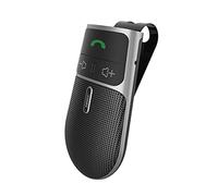 SUNITEC Manos Libres Coche 5.0,Soporte Siri y Asistente,Encendido Automático,Indicaciones de Voz,Música,Manos Libres Coche Bluetooth Conexión de 2 Teléfonos Simultáneamente con Clip de Visera-BC920SA