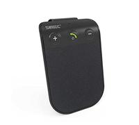 SUNITEC Manos Libres Coche 5.0, Soporte Siri y Asistente,Encendido Automático,Indicaciones de Voz,Música,Manos Libres Coche Bluetooth Conexión de 2 Teléfonos Simultáneamente con Clip de Visera -BC936